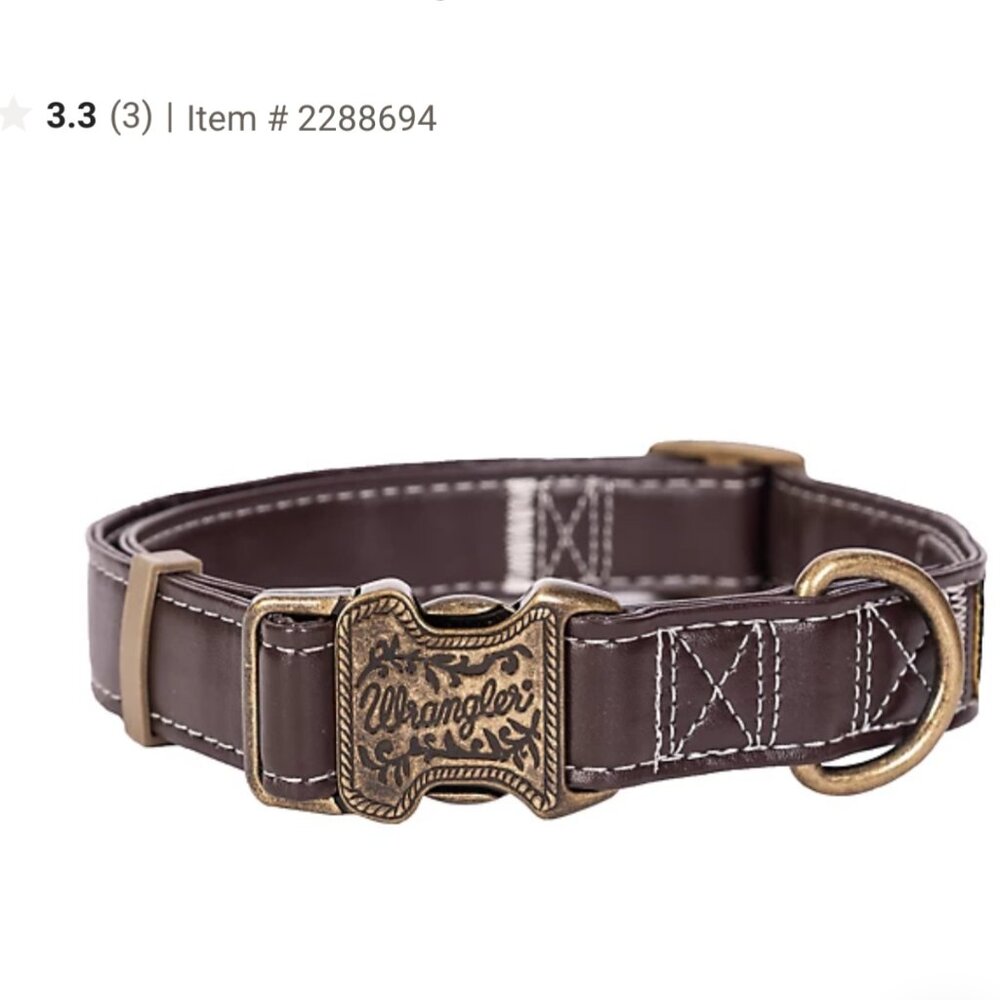 NWOT - Wrangler XS Dog Collar
